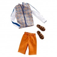 Haine Ken jacheta, pantaloni scurti si papuci Barbie