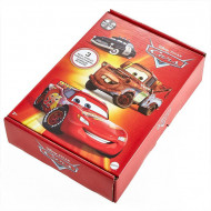 Set 3 masinute metalice Fulger McQueen, APB si Bucsa Cars Metal