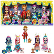 Set 5 papusi Enchantimals Royal cu animalute