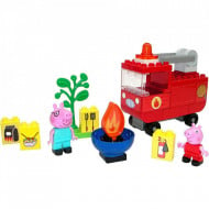 Set de constructie Big Bloxx Peppa Pig masina de pompieri