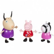 Set de joaca pliabil Scoala cu figurine Peppa, Zoe si Madame Gazelle Peppa Pig