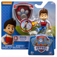 Figurina Ryder si Insigna Patrula Catelusilor