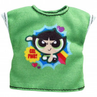 Haine Barbie - Tricou verde cu imprimeu Powerpuff Girls