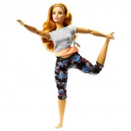 Papusa Barbie Made To Move flexibila Yoga - Complet Articulata