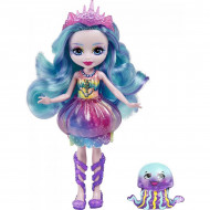 Papusa Jelanie Jellyfish si figurina Stingley Enchantimals Royal Ocean Kingdom