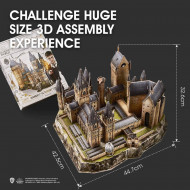 Puzzle 3D Harry Potter Turnul astronomic Hogwarts 243 piese