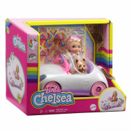 Set de joaca Barbie Club - Papusa Chelsea si Masinuta Unicorn