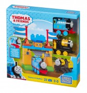 Set Thomas si Stephen Poarta Castelului Thomas&Friends Mega Bloks