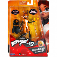 Figurina articulata Rena Rouge 12 cm - Miraculous: Buburuza si Motan Noir