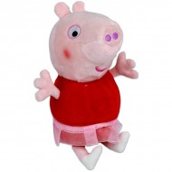 Figurina de plus Peppa Pig 25 cm Peppa cu fusta