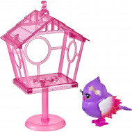 Jucarie interactiva Little Live Pets Lil' Bird - Micuta pasare Pretty Posh cu colivie