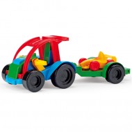 Masinuta Buggy cu Remorca Wader Kid Cars