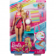 Set de joaca Barbie Dreamhouse Adventures - Barbie la piscina