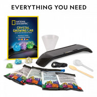 National Geographic STEM Kit - Laboratorul de crescut cristale iluminate