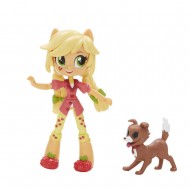 Set de joaca Petrecerea in pijamale a lui Applejack My Little Pony Minis Equestria Girls