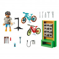 Set de joaca Playmobil City Life Atelierul de biciclete 70674