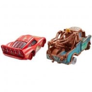 Set de masinute Fulger McQueen si Bucsa fara cauciucuri Cars