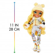 Papusa Rainbow High cu accesorii de iarna Sunny Madison