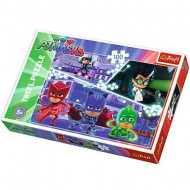 Puzzle Eroi in Pijama 100 piese