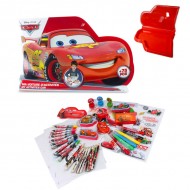 Set creativ de colorat 75 bucati Cars Fulger McQueen