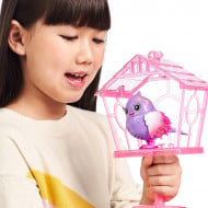 Jucarie interactiva Little Live Pets Lil' Bird - Micuta pasare Pretty Posh cu colivie