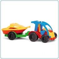 Masinuta Buggy cu Remorca Wader Kid Cars