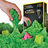 National Geographic STEM Kit - Nisip special kinetic verde