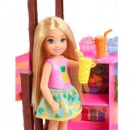 Papusa Chelsea blonda si casuta tropicala - Barbie Dreamhouse Adventures