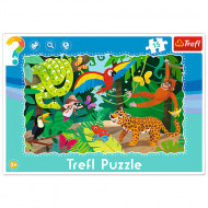 Puzzle Padurea Tropicala 15 piese