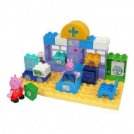 Set de constructie portabil Big Bloxx cabinetul medical al lui Peppa Pig