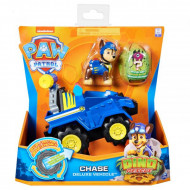 Set de joaca Chase si Super vehiculul Rev-Up Paw Patrol Dino Rescue - Patrula Catelusilor