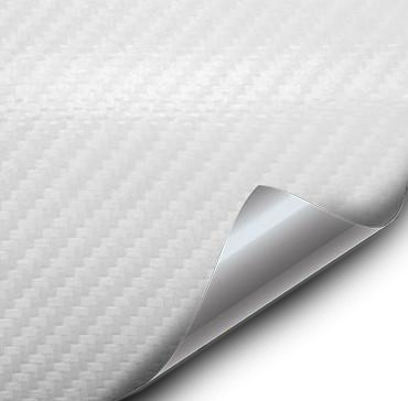 Folie colant autoadeziv CARBON ALB PREMIUM