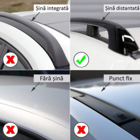 Bare portbagaj transversale dedicate Audi A4 B7 fabricatie 2004-2009 Combi-Break