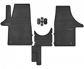 Covorase cauciuc Volkswagen VW TRANSPORTER T5 fabricatie 2003-2015 set fata