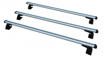 Set 3 bare portbagaj transversale dedicate Dacia Logan MCV 1 fabricatie 2005-2013 fara bare longitudinale