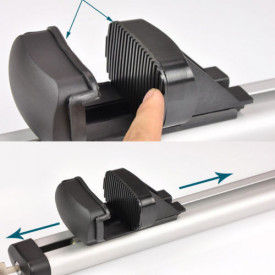 Bare portbagaj transversale dedicate Dacia Logan MCV Stepway fabricatie de la 2013+ XL 132cm