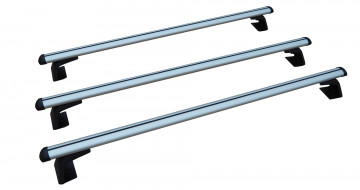 Set 3 bare portbagaj transversale dedicate Dacia Logan MCV 1 fabricatie 2005-2013 fara bare longitudinale
