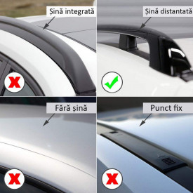 Bare portbagaj transversale dedicate Dacia Logan MCV Stepway fabricatie de la 2013+ XL 132cm