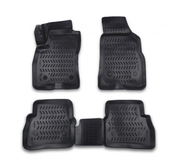 Covorase cauciuc tip tavita FIAT DOBLO fabricatie de la 2010+ set complet