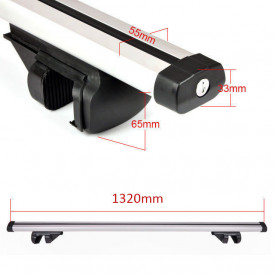 Bare portbagaj transversale dedicate Dacia Logan MCV Stepway fabricatie de la 2013+ XL 132cm