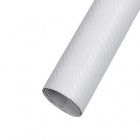 Folie colant autoadeziv CARBON ALB PREMIUM