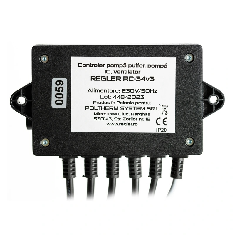 スタコンVOLTA T3 individual development Controler centrala cu puffer REGLER RC 34v3, comanda pompa puffer