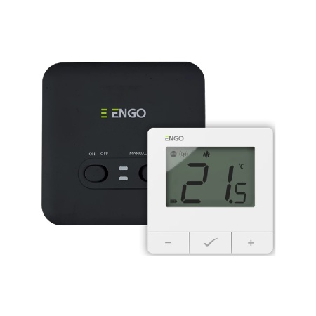Termostat de cameră smart ENGO E20i WiFi, Tuya - alb