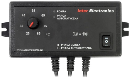 Controler pompa de recirculare incalzire centrala IE19, functionare continua peste temperatura setata