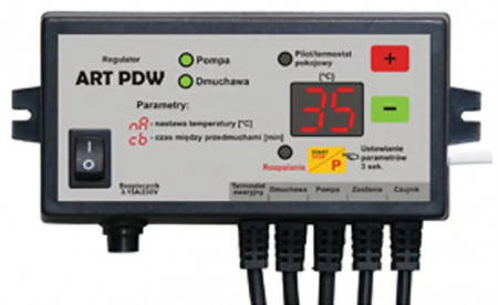 Controler cazan ART PDW, comanda pompa IC si ventilator fara turatie variabila
