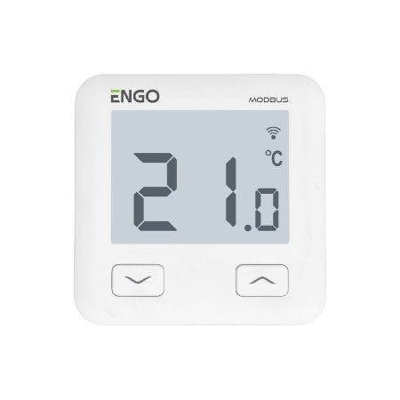 Termostat de ambient ENGO E10 MODBUS, WiFi, alb, incastrabil, 230V