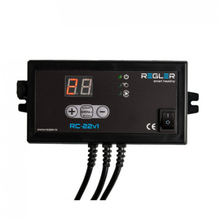 Controler pompa de circulatie REGLER RC 22v1, comanda pompa IC, functionare peste temperatura setata