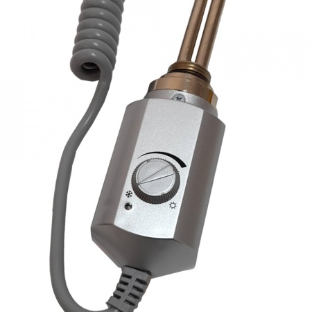 Rezistenta electrica radiator satin cu termostat RD10 - 900W / DN15 (1/2