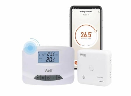 Termostat de ambient inteligent WELL, wireless, smart wifi