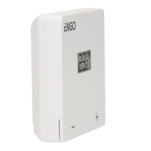Termostat de camera ENGO EASY cu fir, alb, baterie - Img 2